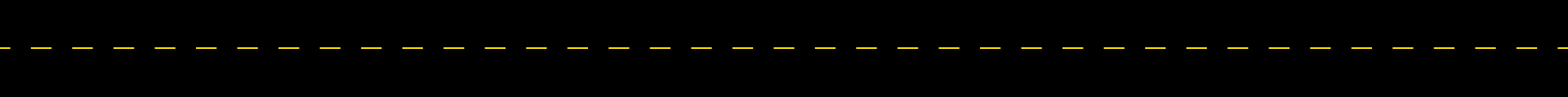 Yellow dashed line pattern